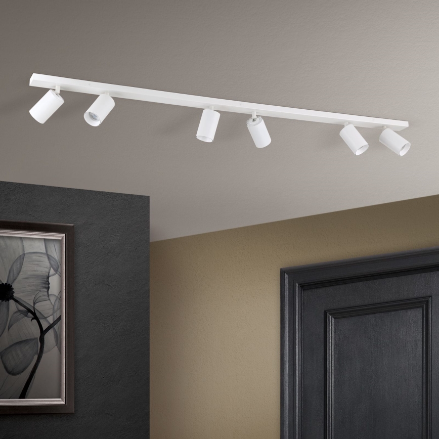 Kohdevalaisin SEAN 6x GU10/13W/230V, valkoinen