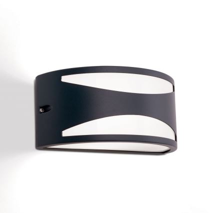 Ulkoseinävalaisin SHELL 1xE27/40W/230V IP54 antrasiitti