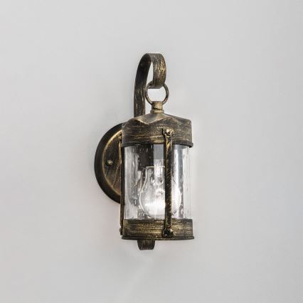 Ulkoseinävalaisin TAVERNA 1xE27/60W/230V IP23 pronssi/patina