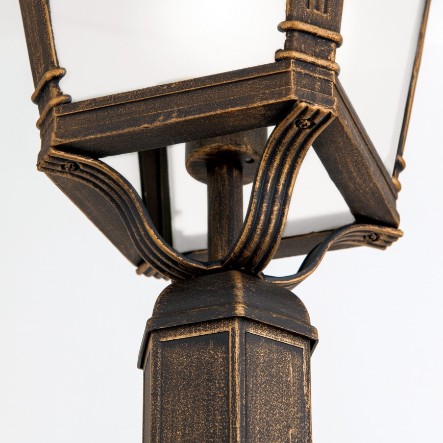 Ulkovalaisin AIKO 1xE27/60W/230V 240 cm IP23 pronssi/patina