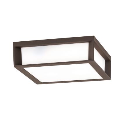 Ulkovalaisin HENRY 2xE27/15W/230V IP44 ruskea