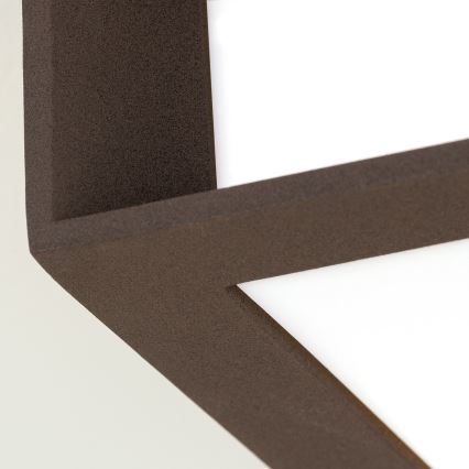 Ulkovalaisin HENRY 2xE27/15W/230V IP44 ruskea