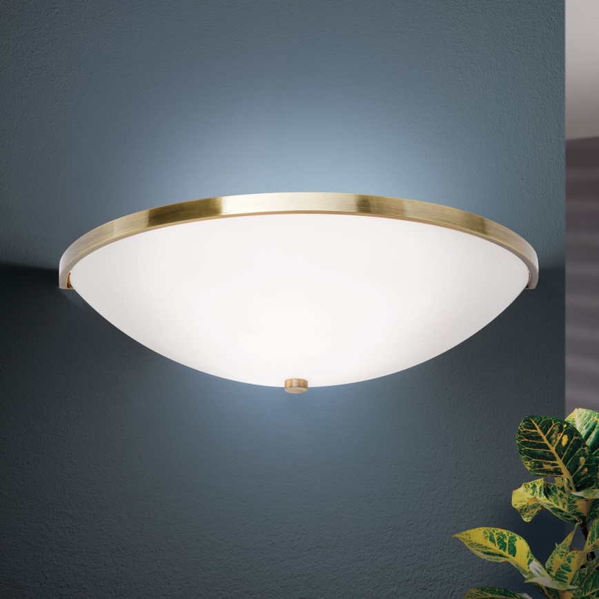 Seinävalaisin AIDA 1xE14/40W/230V pronssi/patina