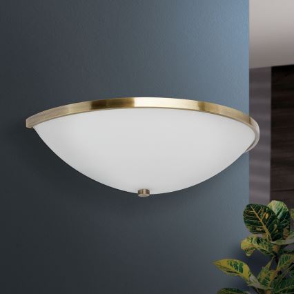 Seinävalaisin AIDA 1xE14/40W/230V pronssi/patina