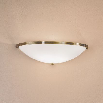 Seinävalaisin AIDA 1xE14/40W/230V pronssi/patina