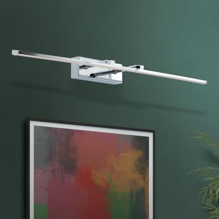 LED-kuvavalo PUBLIO LED/15W/230V 75 cm kiiltävä kromi