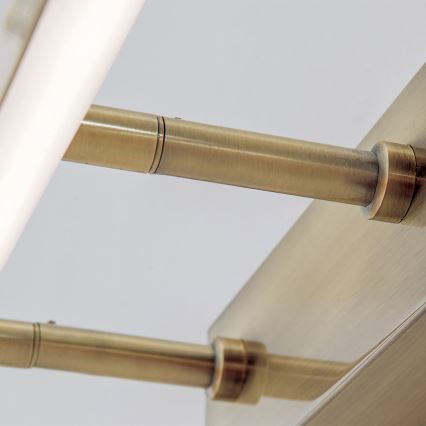 LED-kuvavalo PUBLIO LED/15W/230V 75 cm kulta/patina