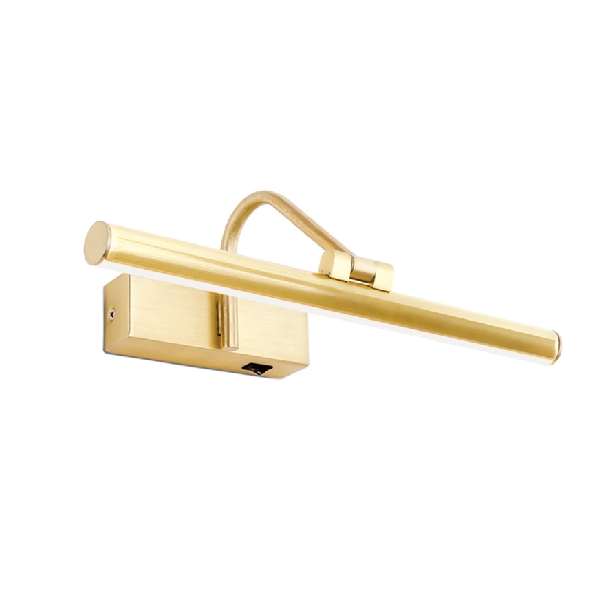 LED-kuvavalo PORTRAIT LED/6W/230V 30 cm kulta