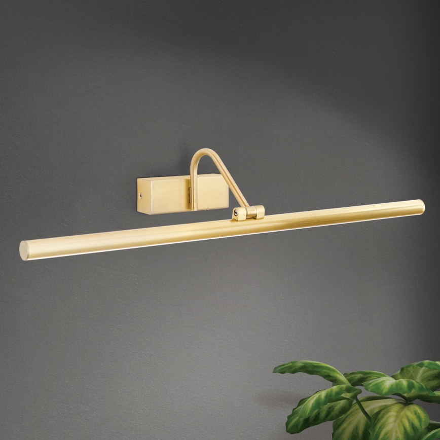 LED-kuvavalo PORTRAIT LED/12W/230V 60 cm kulta