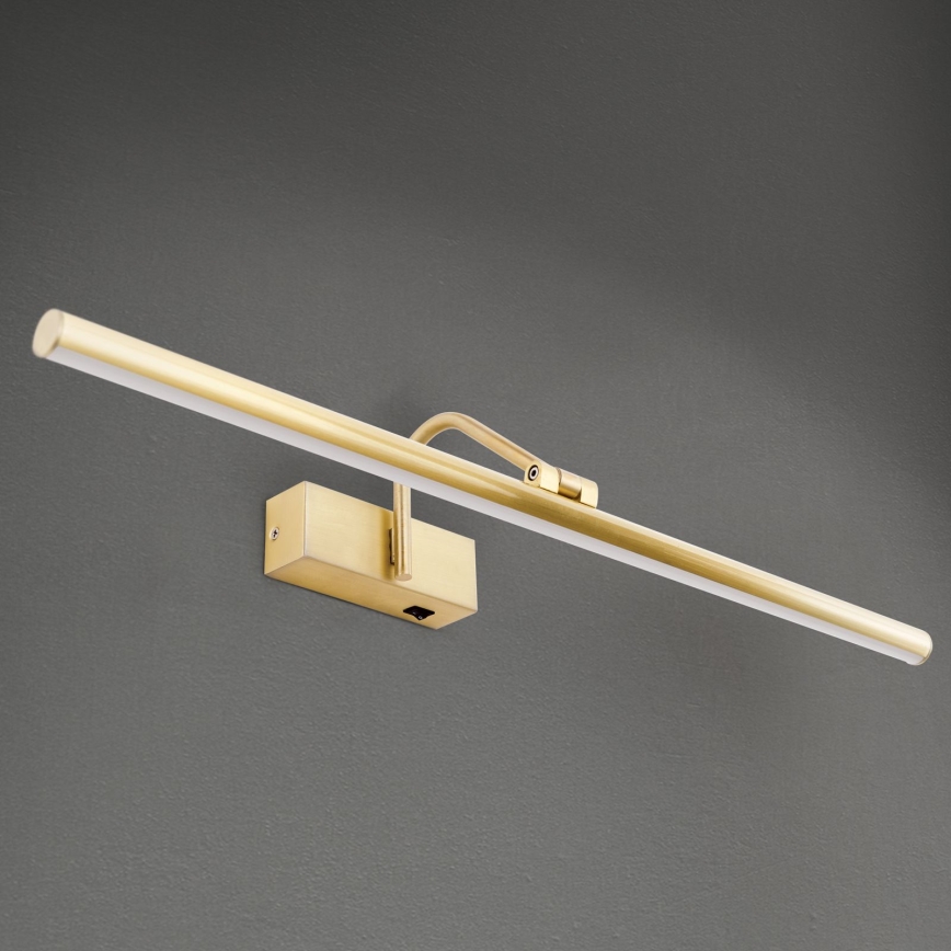 LED-kuvavalo PORTRAIT LED/12W/230V 60 cm kulta