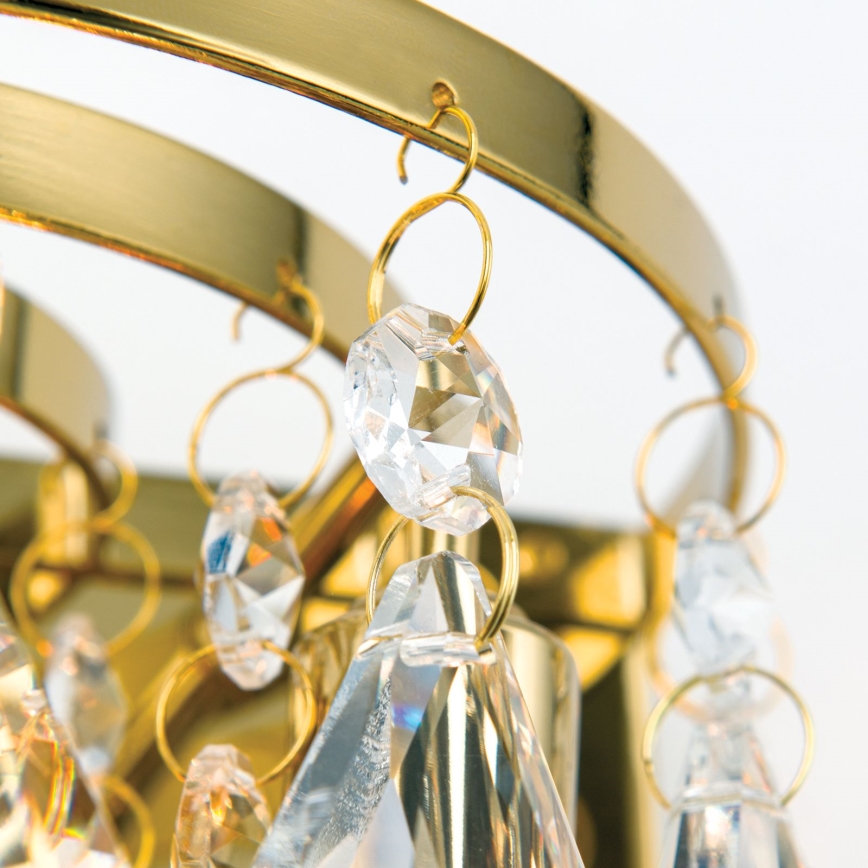 Kristalliseinävalaisin CELESTE 2xG9/40W/230V kulta