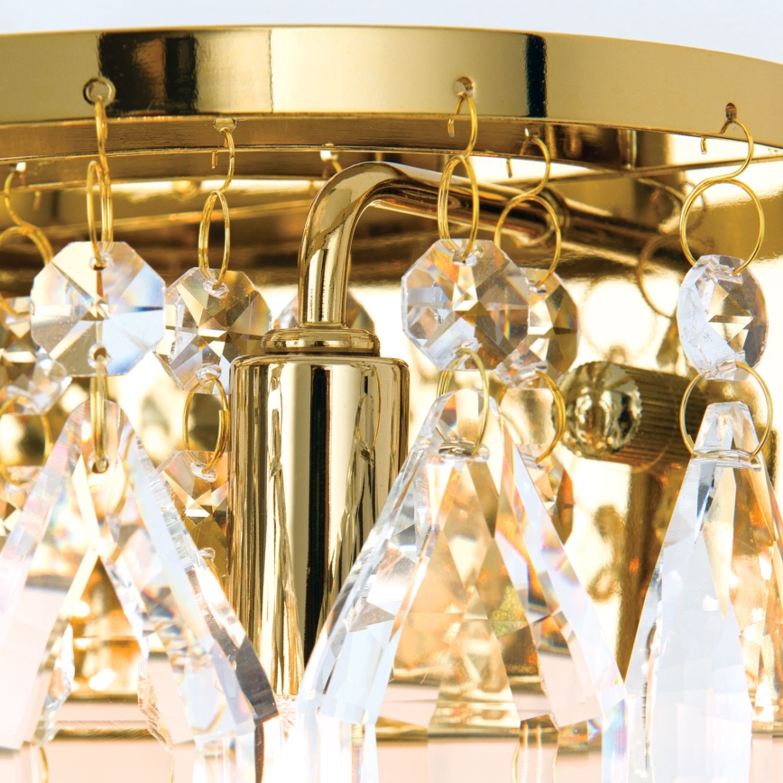 Kristalliseinävalaisin CELESTE 2xG9/40W/230V kulta