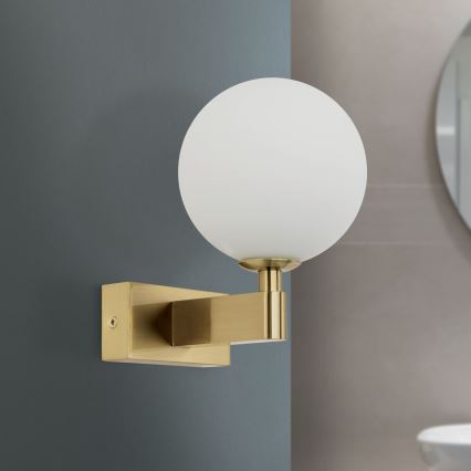 Kylpyhuoneen seinävalaisin MARA 1xG9/20W/230V IP44 kulta