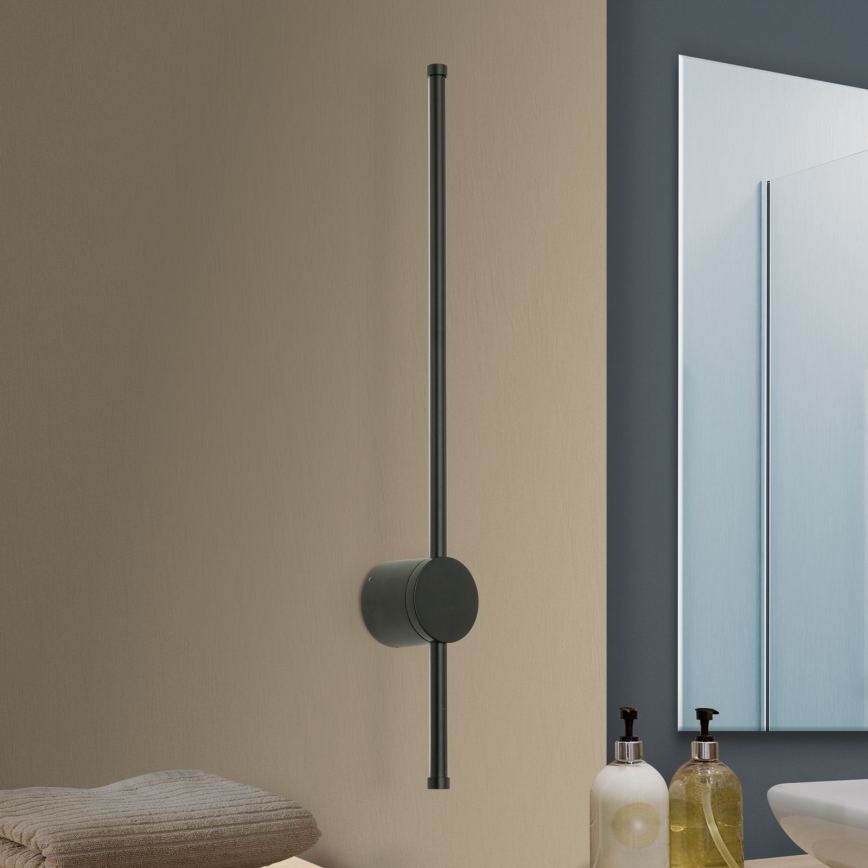 Kylpyhuoneen LED-peilivalo FERDINAND LED/12W/230V IP54 musta