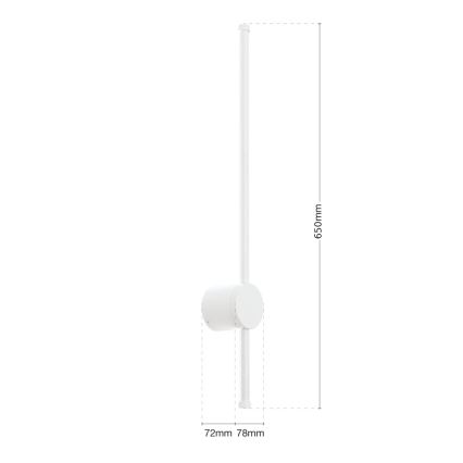 Kylpyhuoneen LED-peilivalo FERDINAND LED/12W/230V IP54 valkoinen