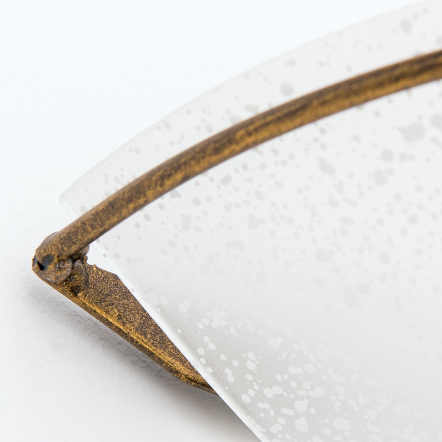 Orion WA 2-943/1 - Seinävalaisin LUCA 1xE27/60W/230V pronssi/patina