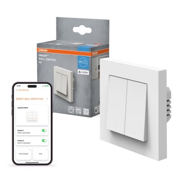 Osram - 2-painikkeinen kytkin SMART+ MATTER 230 V Wi-Fi