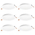 Osram - 6 kpl ESSENTIAL LED upotettava alasvalaisin LED/18W/230V 6500K Ø 22 cm valkoinen