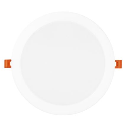 Osram - 6 kappaleen setti ESSENTIAL LED uppoasennettavia alasvaloja, 18 W/230 V, 4000 K, halkaisija 22 cm, valkoinen