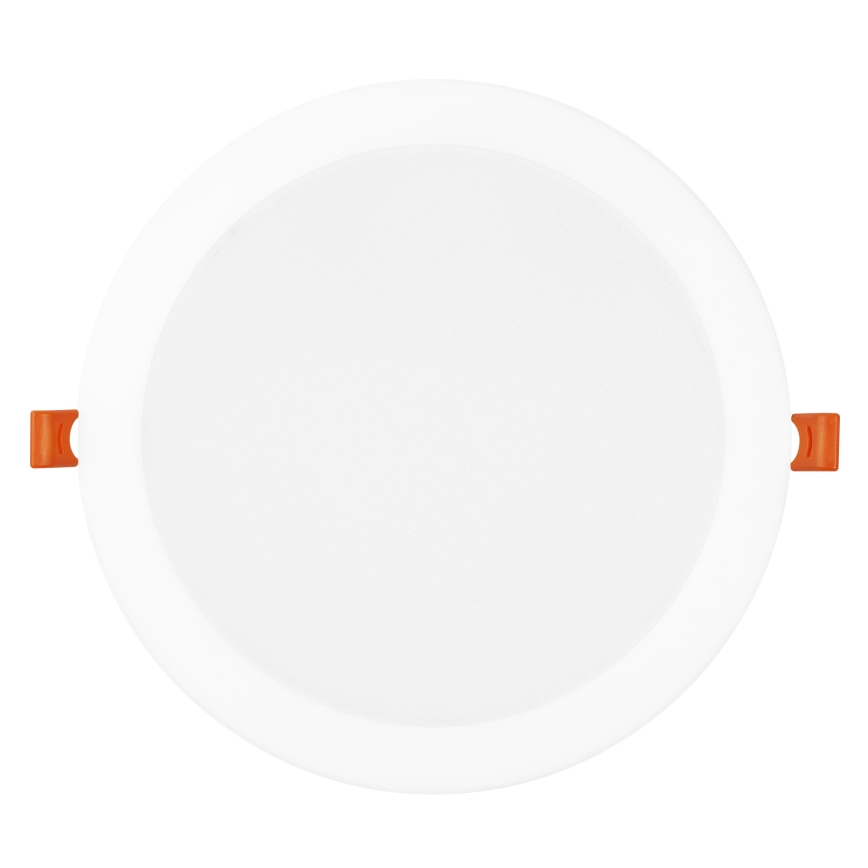 Osram - 6 kappaleen setti ESSENTIAL LED uppoasennettavia alasvaloja, 18 W/230 V, 4000 K, halkaisija 22 cm, valkoinen