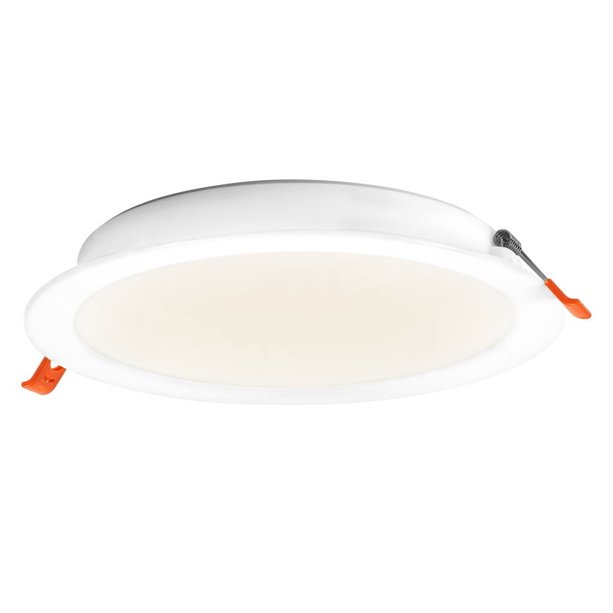Osram - 6 kappaleen setti ESSENTIAL LED uppoasennettavia alasvaloja, 18 W/230 V, 4000 K, halkaisija 22 cm, valkoinen
