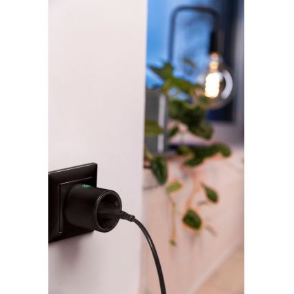 Osram - Älykäs pistorasia SMART+ SCHUKO 2300W/230V/10A musta