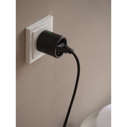 Osram - Älykäs pistorasia SMART+ SCHUKO 2300W/230V/10A musta