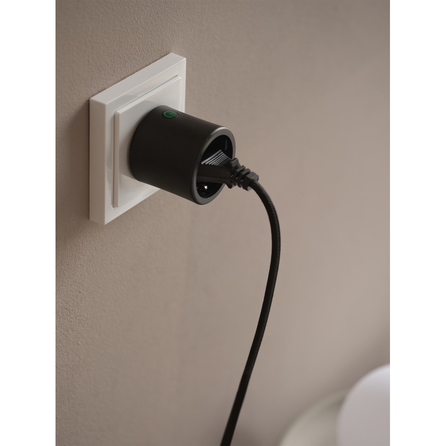 Osram - Älykäs pistorasia SMART+ SCHUKO 2300W/230V/10A musta