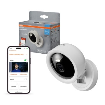 Osram - Älykäs sisäkamera 2K-sensorilla SMART+ 230V Wi-Fi