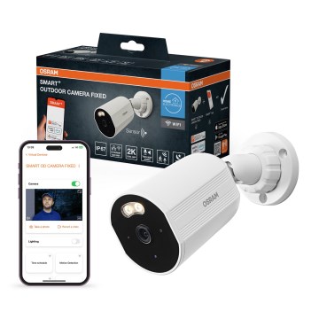 Osram - Älykäs ulkokamera 2K-anturilla SMART+ 230V IP67 Wi-Fi
