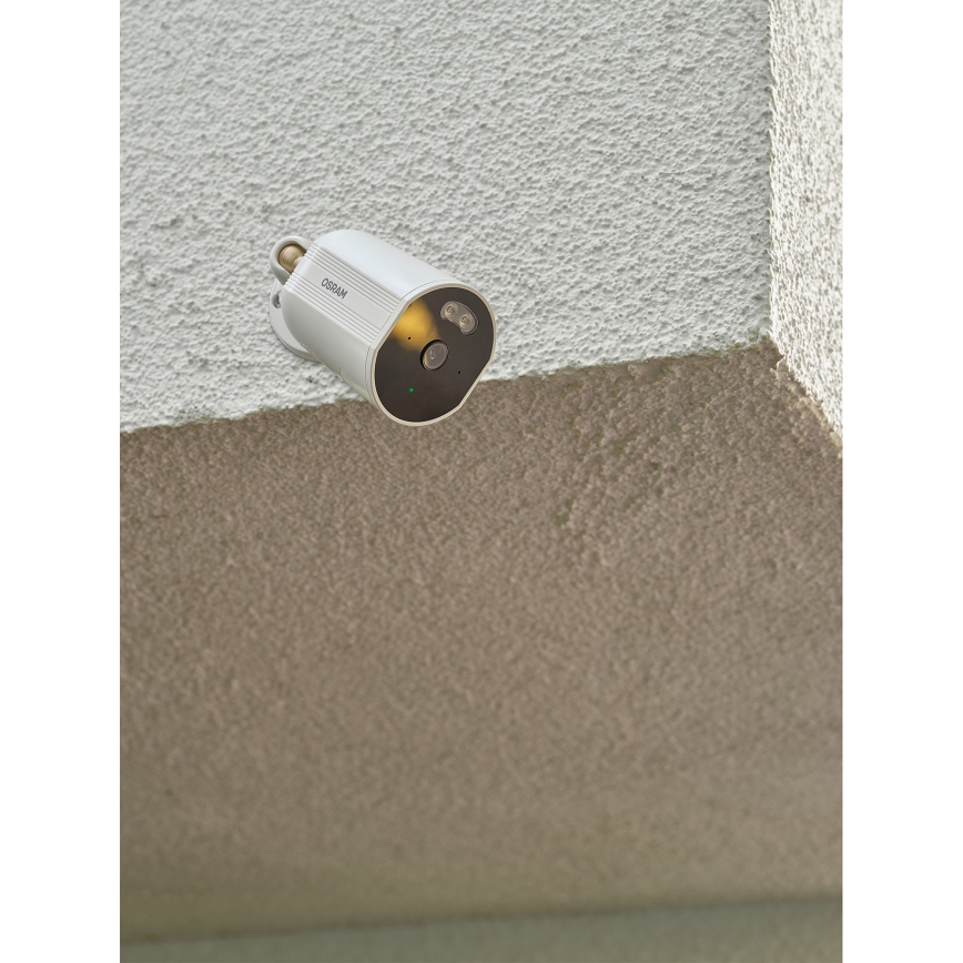 Osram - Älykäs ulkokamera 2K-anturilla SMART+ 230V IP67 Wi-Fi