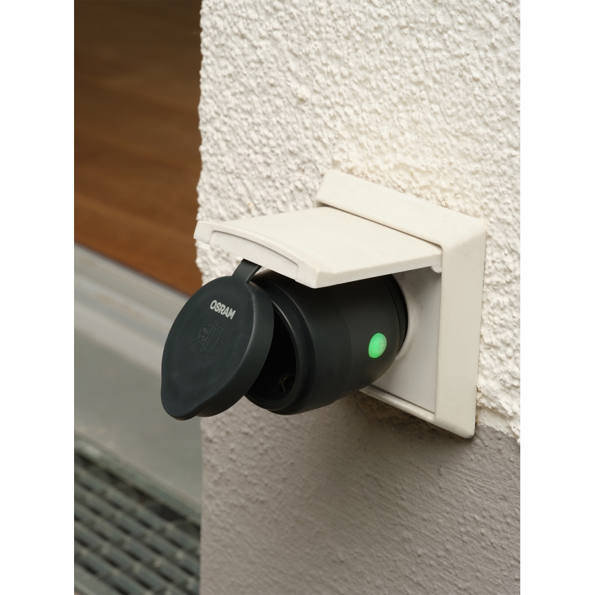 Osram - Älykäs ulkokäyttöinen pistorasia SMART+ SCHUKO 3680W/230V/16A IP44