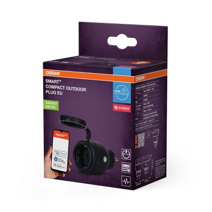Osram - Älykäs ulkokäyttöinen pistorasia SMART+ SCHUKO 3680W/230V/16A IP44