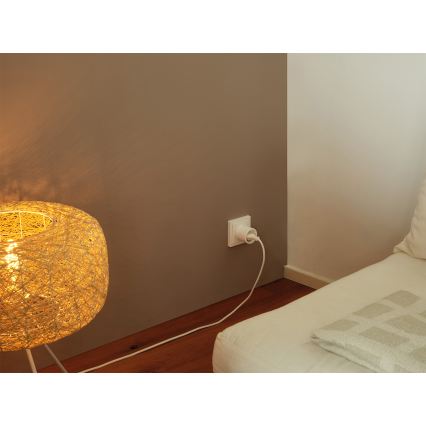 Osram - Älypistoke SMART+ MATTER SCHUKO 2300W/230V/10A Wi-Fi valkoinen