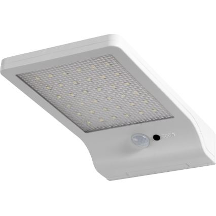 Osram - LED-aurinkokäyttöinen seinävalaisin tunnistimella DOORLED LED/3W/3,3V 2000 mAh IP44 valkoinen