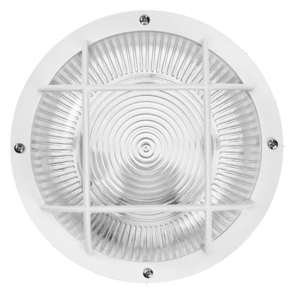 Osram - BULKHEAD ulkoseinävalaisin 1xE27/10W/230V halkaisija 19 cm IP54 valkoinen