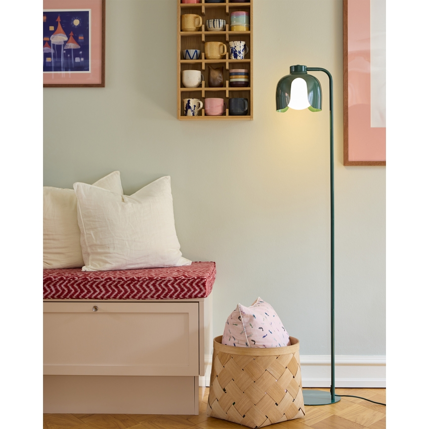 Osram - DECOR COROLLE lattiavalaisin 1xE27/15W/230V vihreä