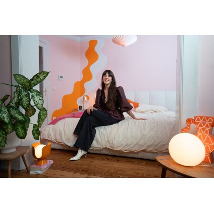 Osram - DECOR COROLLE pöytävalaisin 1xG9/20W/230V, oranssi