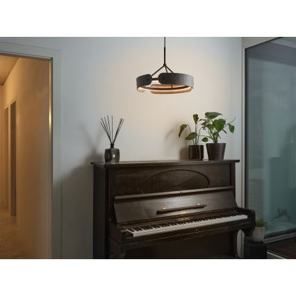 Osram - DECOR CURVE LED - vaijerikiinnitteinen riippuvalaisin LED/33W/230V, harmaa