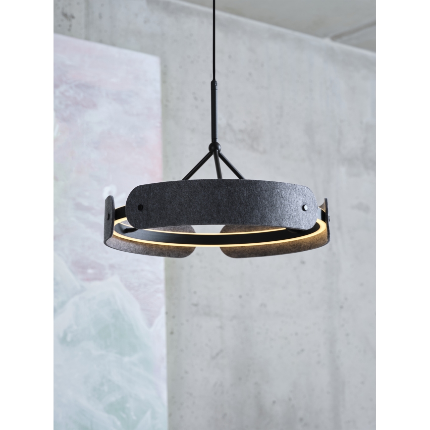 Osram - DECOR CURVE LED - vaijerikiinnitteinen riippuvalaisin LED/33W/230V, harmaa