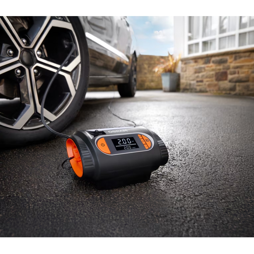 Osram - Digitaalinen renkaan täyttölaite TYREinflate 2120 180W/12V