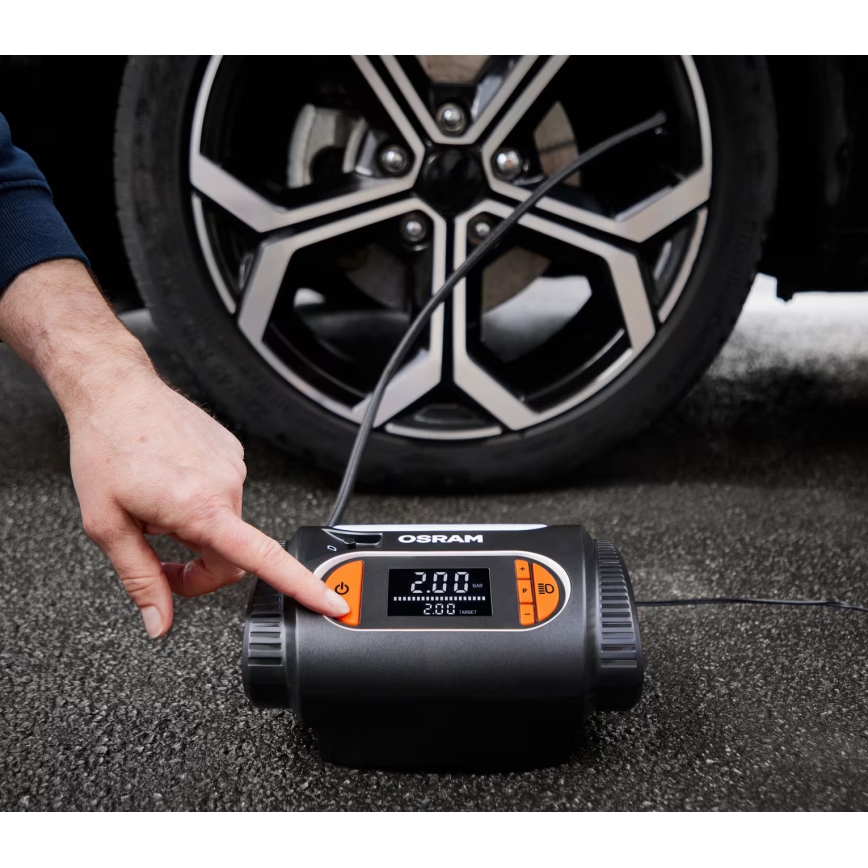 Osram - Digitaalinen renkaan täyttölaite TYREinflate 2120 180W/12V