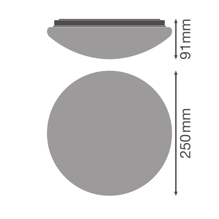 Osram - ESSENTIAL LED - LED-kattovalaisin 13 W, 230 V, 6500 K, Ø 25 cm