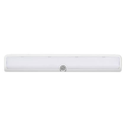 Osram - LED-himennettävä alakaappivalaisin liiketunnistimella ja hämäräkytkimellä LINEAR LED/3,8W/5V/3xAA 3000K 30 cm valkoinen