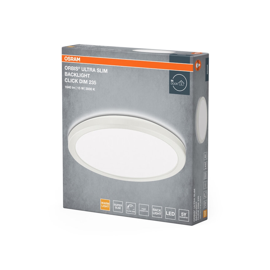 Osram - Himennettävä LED-kattovalaisin ORBIS LED/15W/230V valkoinen