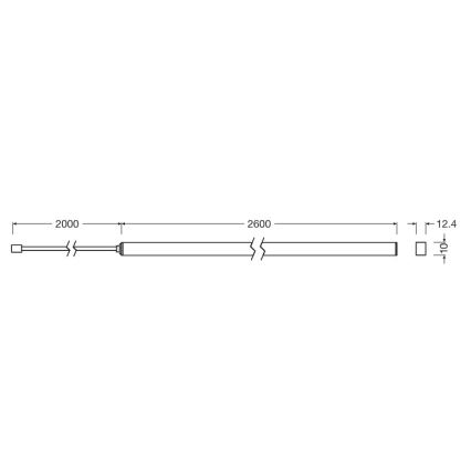 Osram - Himmennettävä LED-nauha FLEX ACOUSTIC 2,6m LED/29W/230V + kaukosäädin