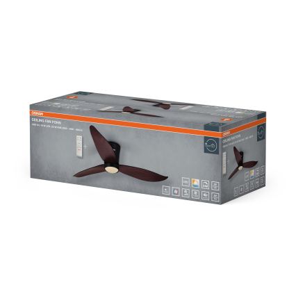 Osram - himmennettävä LED-kattotuuletin FOHN LED/18W/230V 3000/4000/6500K + kaukosäädin