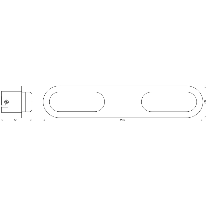 Osram - himmennettävä SMART+ DUPLO kylpyhuoneen seinävalaisin LED/15W/230V 3000-6500K IP44 Wi-Fi