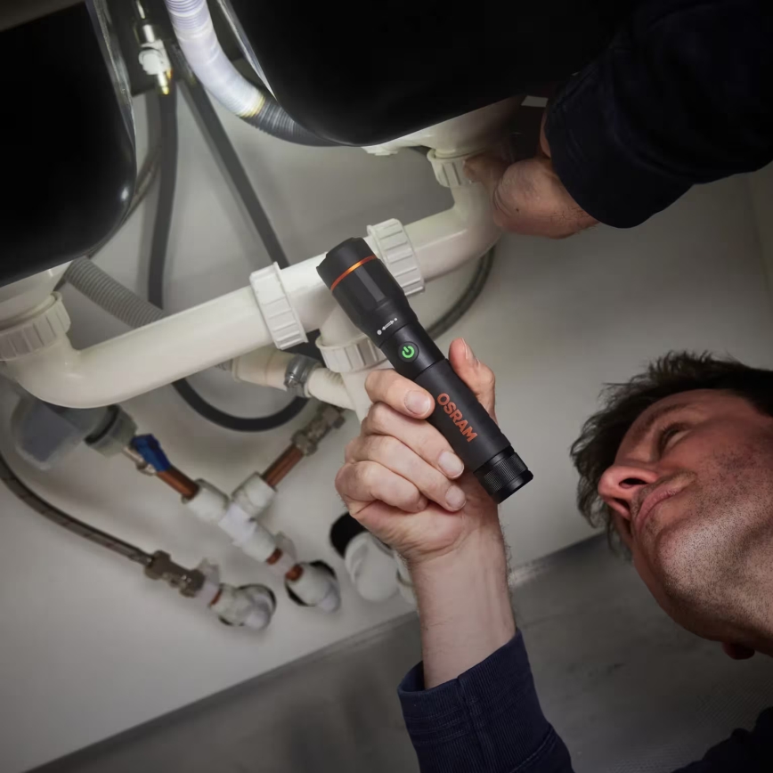 Osram - Himennettävä, ladattava LED-taskulamppu LEDINSPECT PRO TORCH 500 LED/6W/3,7V 2200 mAh IP44