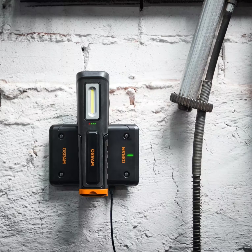 Osram - himmennettävä ladattava LED-tarkastuslamppu LEDINSPECT WIRE-FREE PRO 600 LED/5W/3,7V IP54